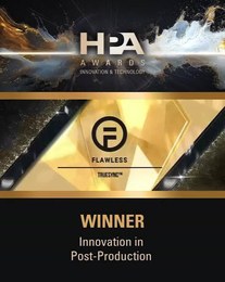 HPA Awards winner, Innovation in Post-Production, Flawless TrueSync